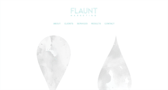 Desktop Screenshot of flauntmarketing.com.au